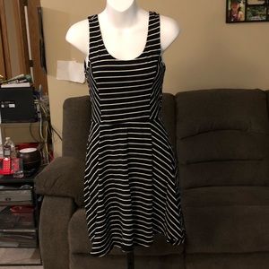 Black and white dress